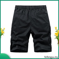 DRAWSTRING GARTERED SIX POCKET CARGO SHORTS FOR MENS PREMIUM QUALITY FABRIC COTTON STRECH NO FADING