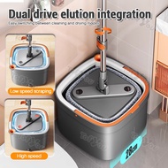3 Cloth Self Wash Spin Mop 3.0 Spinner Flat Mop 360 Rotating Floor Mop with Turbo Flushing Bucket