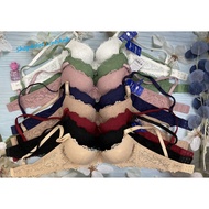 Boya Lace Bra [522B] Boya Underwire 1cm Thin Foam. Size 36B/80B and 38B/85B Bra Push Up Wanita Plus 