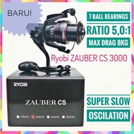 terbaru!!! Reel katrol Spinning Ryobi ZAUBER CS3000 CS 3000 Terlaris