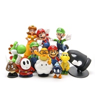 Mario Luigi Bowser Kinopio Daisy Koopa Dry Bones Yoshi Figure Toys Super Mario