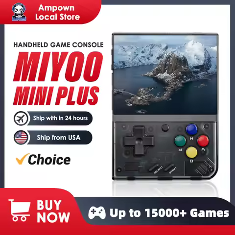 MIYOO Mini Plus Portable Retro Handheld Game Console V2 Mini+ IPS Screen Classic Video Game Console 