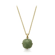 Amazonite Gold Necklace -Amazonite Gold Necklace