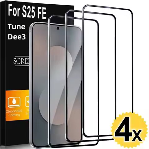 1-4Pcs Tempered Glass For Samsung Galaxy S25 FE S24 S23 S26 S25 Ultra Screen Protector For A16 A56 5