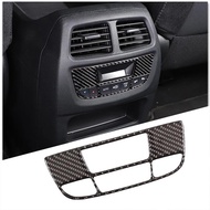 For Honda Pilot 2015-22 Soft Carbon Fiber Car Rear Air Conditioner Air Outlet Panel Frame Trim Stick