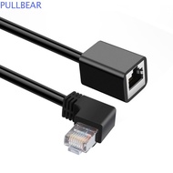 PULLBEAR Network Extension Cable RJ45 LAN Network 0.5m Network Cable Right Angle 90 Degree Ethernet 