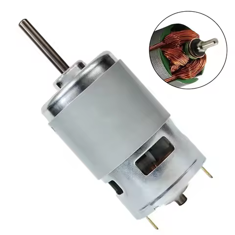 775 DC Motor 12V/24V High Power Electric Motor Brushless Motors 5mm Shaft Replacement Motor Power To