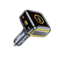AOHI SUPERAUTO 170W Car Charger With Smart TFT Display , 140W PD 3.1 USB C Fast Charging