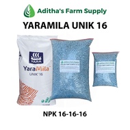 Yara Mila Unik 16 Fertilizer (NPK 16-16-16) 200 grams  1 kilo by Aditha's