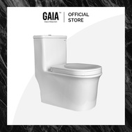 GAIA - Jamban 2 In 1 Pro | WC One Piece Kualiti Premium Squat Bowl Water Closet Toilet Bowl Jamban K