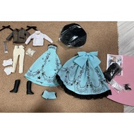 4th anniversary blythe cinema princess stock outfit with box Missing Chair Crown And Stand Set