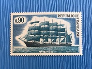法國帆船郵票1973
