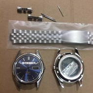 Install 8200 Movement Case 8200 All-Steel Case Strap Blue Dial Type (Transparent Bottom, Dense Botto