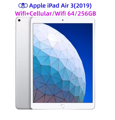 97% New Original Unlocked Apple iPad Air 2019 iPad Air 3rd Gen Wifi+Cellular 64/256GB 10.5'' A12 Bio