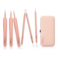 Champagne Acne Gold Acne Needle 6-Piece Set Acne Blackhead Acne Clip Acne Needle Acne Beauty Needle 