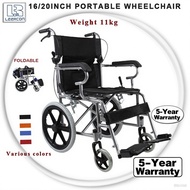 🔥Folding Portable Wheelchair For Elderly Disabled Light Wheelchair Trolley Medical Chair Pushchair🔥