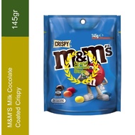 M&M Crispy Milk Chocolate Coated M&M's Imported Chocolate/