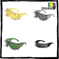 DUOJUAN Punk Gothic Glasses, Funny Party Eyewear Cyber Goggles, Fashion Cosplay Costumes Street Phot