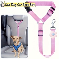 Adjustable Pet Seat Belt Dog&Cat Safety Car Belt Leash Harness Cat Rope Dog Rope Carriage