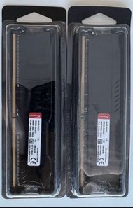 Kingston DDR3 8GB-2666 RAM 2條 全新