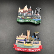 Resin 3D Fridge Magnet For Home Descriptions Hungary Budapest Panorama craft magnets Refrigerator St