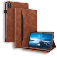 Wallet Funda For Lenovo Tab M10 FHD HD Case TB-X605F/L TB-X505F/X 10.1" Smart Tablet Cover with Soft TPU Back Shell