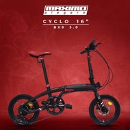 Folding Bike 16inch Alloy Maximo Piegare Cyclo Disc Brake discbrake 8speed