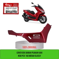 MERAH New pcx 160 glossy red footrest lower deck Cover 64431-K1Y-DC0ZU
