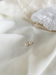 天仙耳環- 18K純金日本*花珠*級別Akoya珍珠耳環