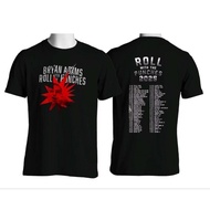 BRYAN ADAMS ROLL WITH THE PUNCHES ROCK BAMD TSHIRT