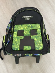 Smiggle Minecraft 滾輪背包