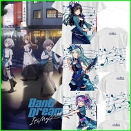 BanG Dream Its MyGO Rinko Shirokane Sayo Hikawa Yukina Minato Cosplay cloth summer T-shirt Anime Short Sleeve Top 11