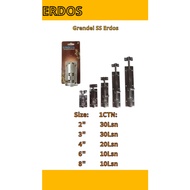 Door Latch Stainless Steel Window/ 2", 3", 4", 8" (Inch) ERDOS Grandel SS Erdos/