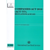 Companies Act 2016 (Act 777), Regulations & Rules (as at 5th October 2022)