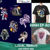 [Heat ironing image] - PH3 astronaut image printed with iron and iron