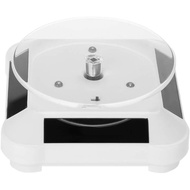 Semme Solar Turntable For Jewelry Exhibition,Solar Showcase 360 Degrees Display Stand, Rotating Turn