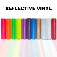 REFLECTIVE HEAT PRESS VINYL / HEAT PRESS MATERIAL / REFLECTIVE VINYL / HEAT TRANSFER VINYL / STICKER