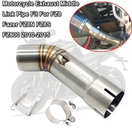 FZ 8 Motorcycle Exhaust Escape Moto Modify Muffler 51mm Middle Tube Link Pipe Fit For YAMAHA FZ8 Faz