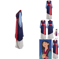 Stylish Mulan Kimono Dress For Adult And Kids Halloween Cosplay Party