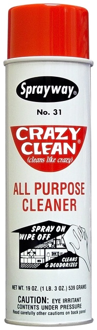 PLZ AEROSCIENCE Sprayway SW031 Crazy Clean Cleaner, 19 oz