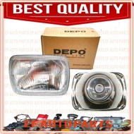 6052 H4 HEAD LAMP HICOM 2.8 4.3 FORD T3000 DEPO LORRY 13CM 18CM 5 7 LIGHT SEAL BEAM PERKASA MTB150 M