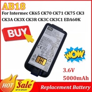 AB18 3.6V 5000mAh Rechargeable Battery for Intermec CK65 CK70 CK71 CK75 CK3 CK3A CK3X CK3R CK3C CK3C