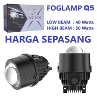 Foglamp Projector Vinyx Q5 Fog Lamp LED Lens Projector BiLED Car 3 Inch Inc