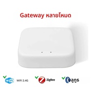 Zigbee Gateway Hub Tuya Smart Home WIFI บลูทูธไร้สายหลายโหมด Gateway Smart Life APP ทํางานร่วมกับ Al