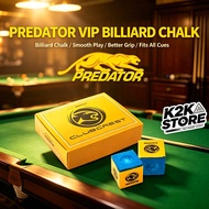 K2K STORE Predator VIP Billiard Chalk Smooth Grip Cue Tip Chalk Accessory