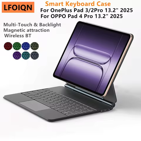 LFOIQN Magic Keyboard For OnePlus Pad 3 13.2 Inch Smart Case Multi-Touch TrackPad Cover for OPPO Pad