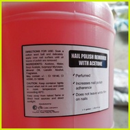 ☈ ❏ ◫ BOBBIE ACETONE  PINK NAIL CARE 1gallon Nail  acetone Manicure Pedicure Nails