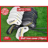 10pcs Tit New Golf Iron Cover Golf Head Cover Set Protect golf clubs Golf Iron Cover Set Golf Head C