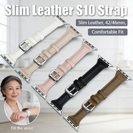 For iatch 42mm IWatch Series 10, Strap Bracelet Slim Leather Vivid / 46mm