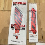 MERAH Right rear Body striping sticker for Yamaha jupiter mx king 2015 red Original YGP 2PV-F173F-20
